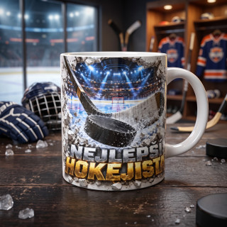 Keramický hrnek „Nejlepší hokejista“ – 330 ml